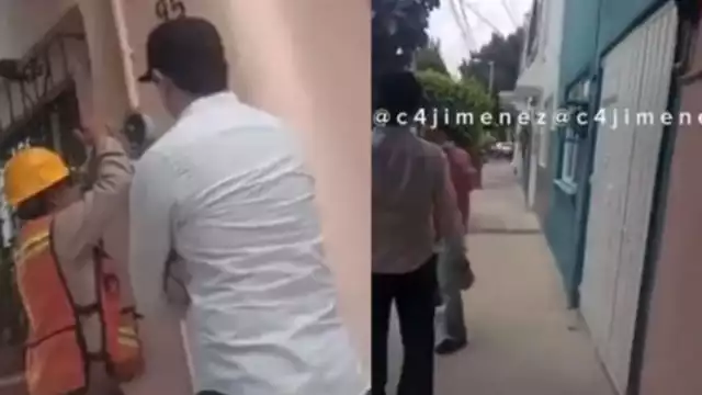 Robaba la luz, la CFE se lo quita y molesto va a golpear a su vecino