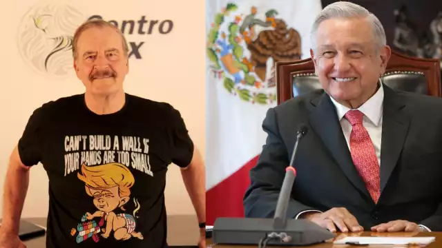 Guadalupe Acosta Naranjo, fundador del PRD, publicó en sus redes sociales una fotografía en la que aparece Vicente Fox abrazando al presidente Andrés Manuel López Obrador