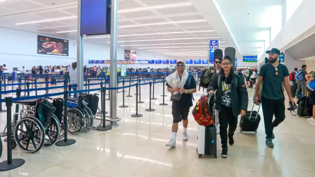 El Aeropuerto Internacional de Cancún rebasó en 1.8 por ciento, los números del mismo periodo registrado en 2022.