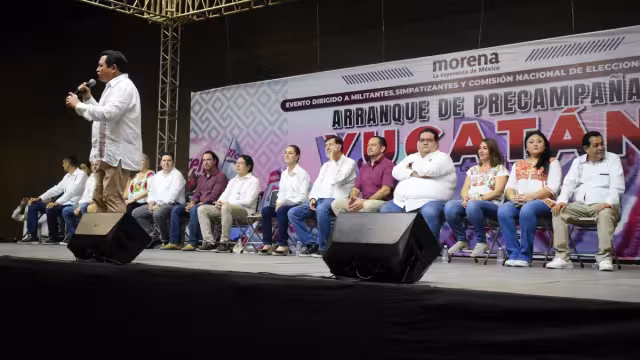 Claudia Sheinbaum llegó a Mérida para respaldar a Joaquín Díaz Mena