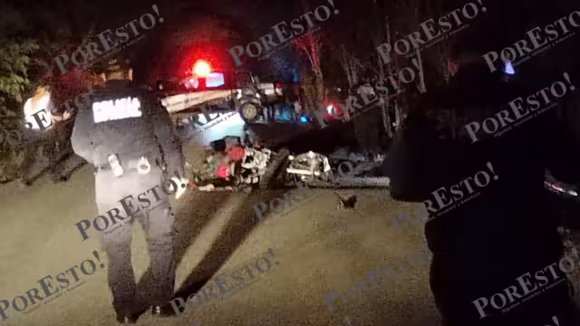 Así terminaron las motos en la carretera