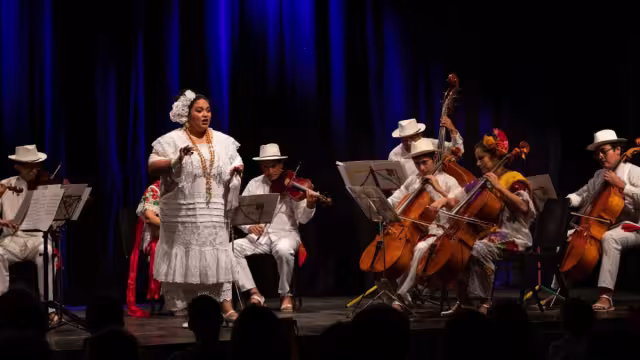 Durante su formación en el canto aprendió a tocar el violín y el violonchelo