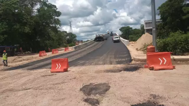 La próxima semana los vehículos ya podrán pasar por el puente