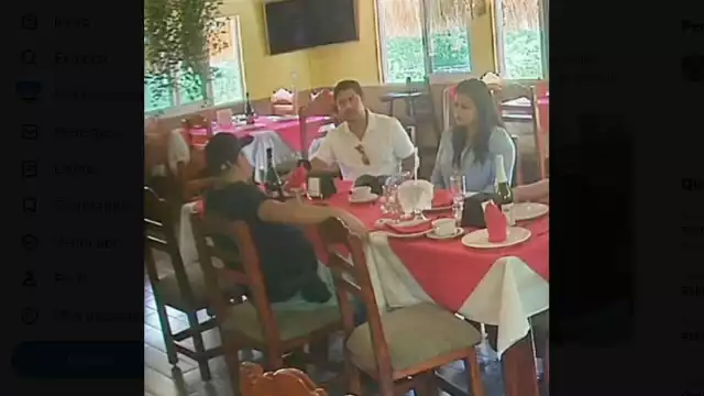 Las imágenes fueron difundidas en redes sociales