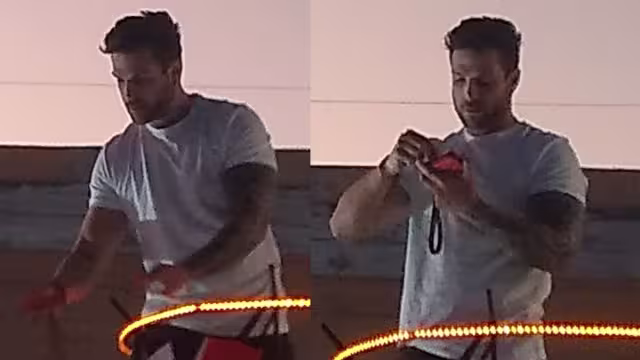 Nicola Porcella estelarizó el Carnaval de Umán