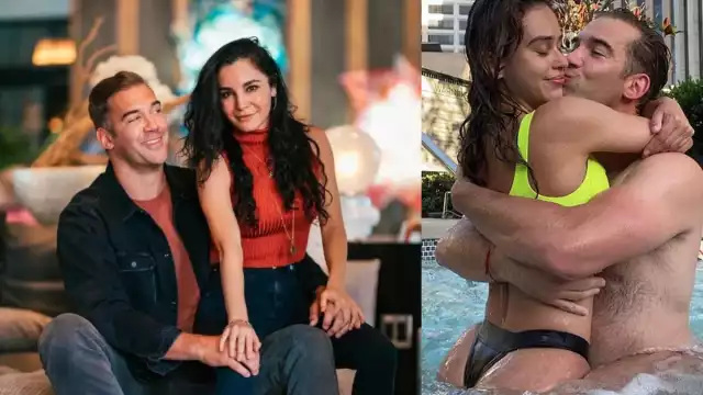 Lewis anduvo con la chica del clima. Foto: Especial