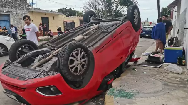 El chofer del auto no respetó la señal de alto