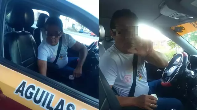 El taxista le cobró 200 pesos a la madre, así como 45 pesos del pasaje
