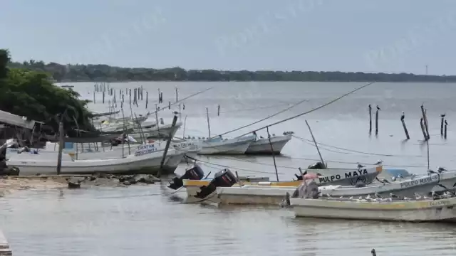 Las actividades pesqueras en el puerto de Champotón se mantienen semiparalizadas por el mal estado del mar.