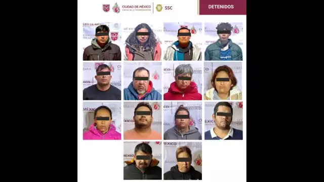 El titular de la SSC, Pablo Vázquez Camacho, informó que también se aseguraron más de mil 500 dosis de distintas drogas