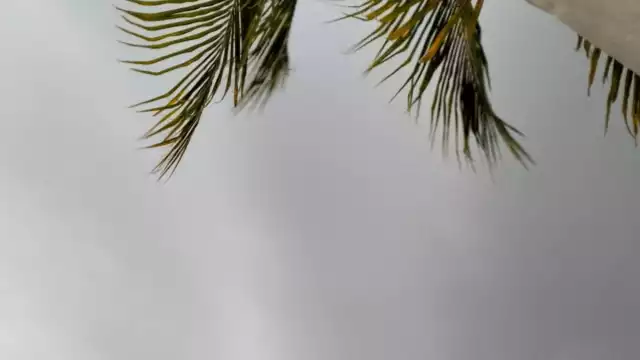Así se veía el cielo durante la lluvia
