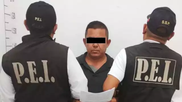 El hombre fue detenido por la SSP Yucatán