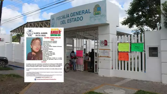 La menor es identificada como Fátima Samari Bailón Díaz