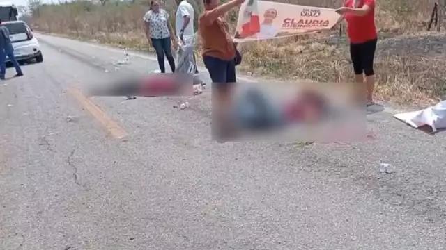 El fatal accidente ocurrido en la carretera estatal Campeche-Hopelchén