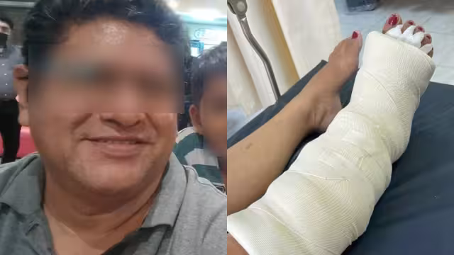 La denuncia fue publicada en redes sociales