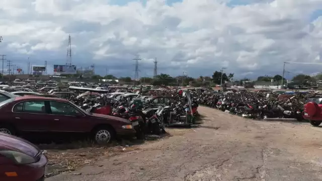 Se registra una saturación en los depósitos vehiculares en Yucatán