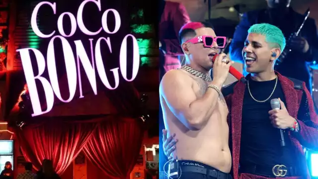 Eduin y Jhonny Caz fueron captados en Coco Bongo de Playa del Carmen