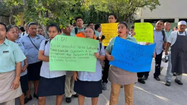 Este año, en Quintana Roo se atendieron 30 manifestaciones por parte de empleados que no recibieron la compensación económica por parte de sus patrones.