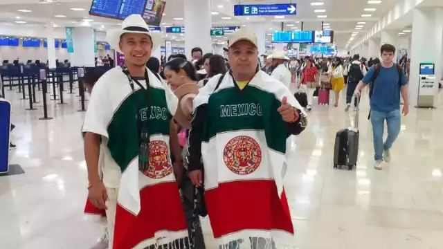 Los jóvenes se dijeron felices de pasar unos días de diversión en el Caribe Mexicano, pese a los inconvenientes del ingreso.