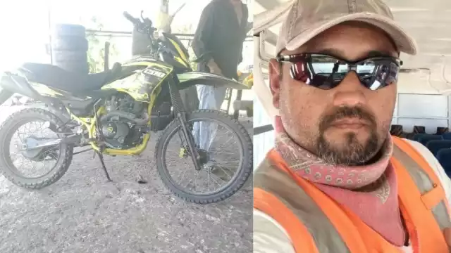El presunto culpable encendió la motocicleta y se la llevó del lugar