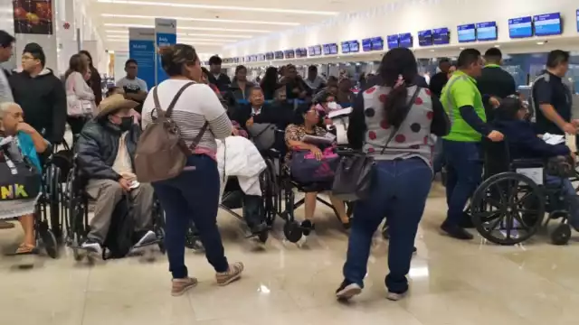 Entre los viajeros destaca Rogelio Rodríguez Interián, originario de Oxkutzcab, quien no ve a su hijo desde hace 24 años