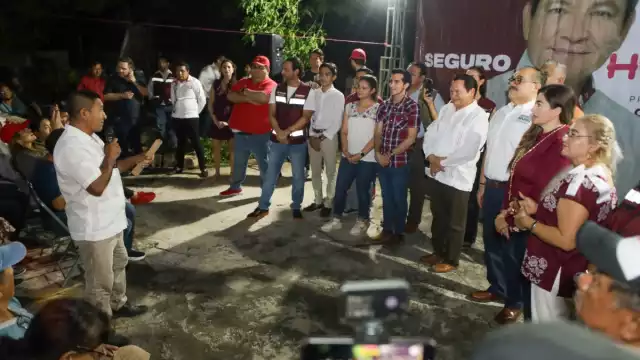 En su mensaje, Díaz Mena agradeció las muestras de apoyo de los militantes y simpatizantes de Oncán