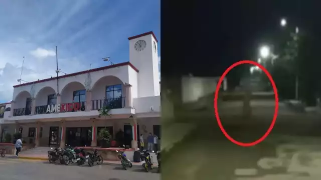 En redes circula el video de la extraña aparición de una supuesta bruja