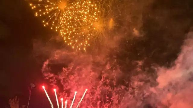 Así lucía la pirotecnia en el Beto Ávila de Cancún