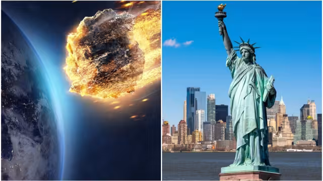 El cuerpo celeste podría ser tres veces más grande que la Estatua de la Libertad. Foto: Especial