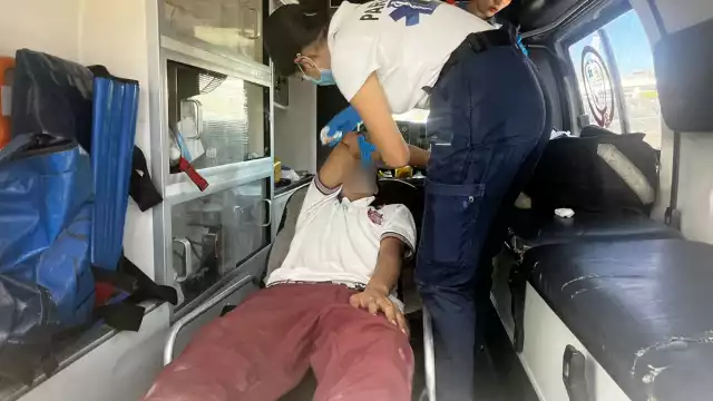 El conductor del vehículo aseguró que no vio al joven hasta que éste golpeó contra el parabrisas