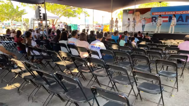 La gente no responde al llamado del candidato a Gobernador