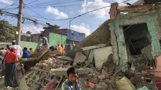 La explosión perjudicó a varios inquilinos de una vecindad