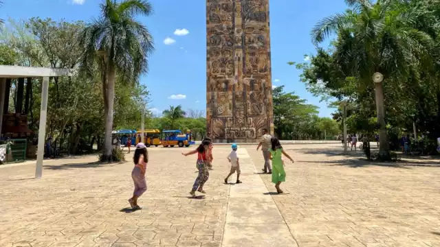 Familias aprovecharon este domingo para visitar este punto ubicado al Poniente de la ciudad de Mérida