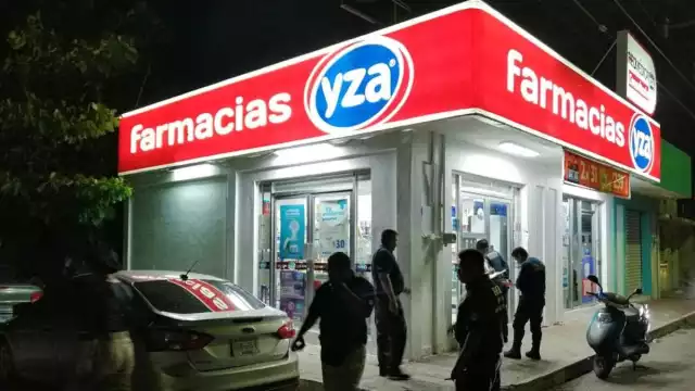 Asaltan de nuevo Farmacia YZA, es el cuarto asalto que sufre la empresa en Chetumal en lo que va del 2025