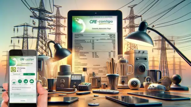 A través de la APP de CFE puedes revisar y descargar tu recibo de luz, para que conozcas tus consumos y la fecha limite de pago