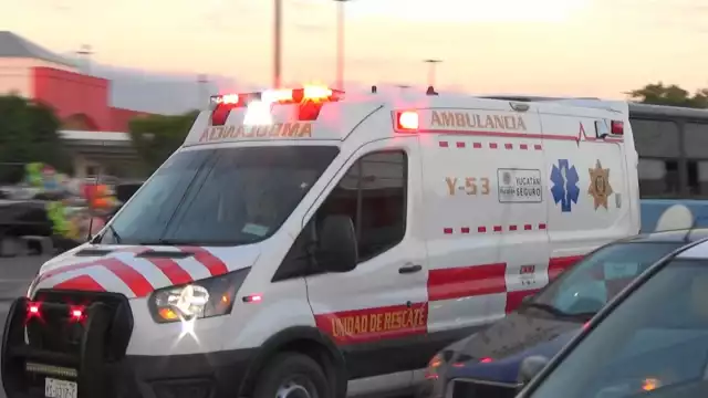 La estudiante fue llevada a un hospital de Mérida