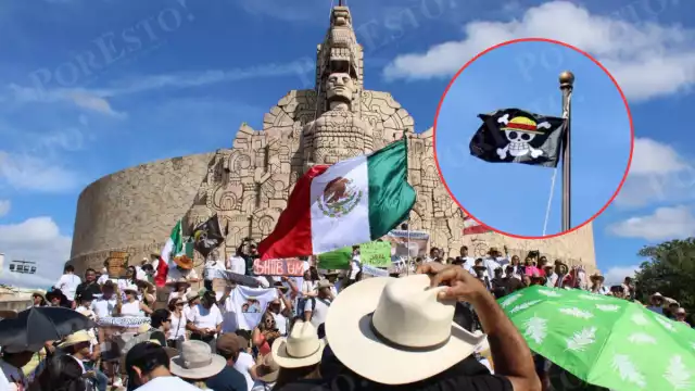 Cientos protestan en Mérida durante la marcha de la Generación Z en Paseo de Montejo