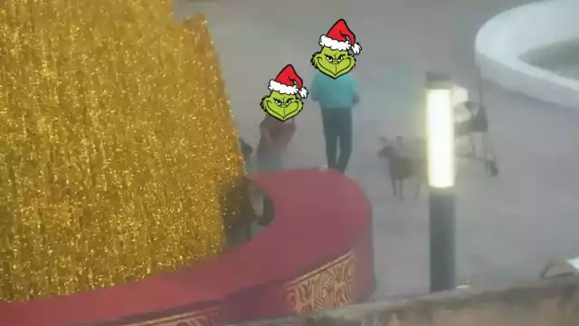 El robo ocurrió días antes del encendido oficial del árbol navideño el 1 de diciembre.