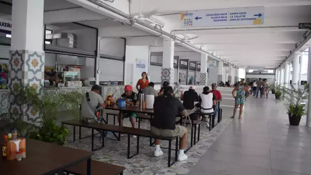 La inactividad propició también que los comensales no recorran los pasillos