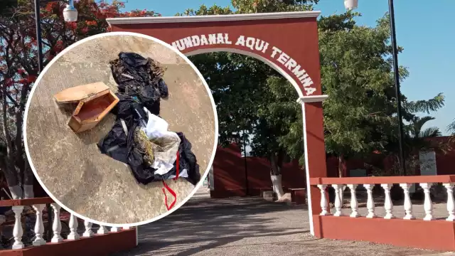 Una gallina, ropa, muñecos y un cuchillo fue hallado entre el presunto trabajo de brujería