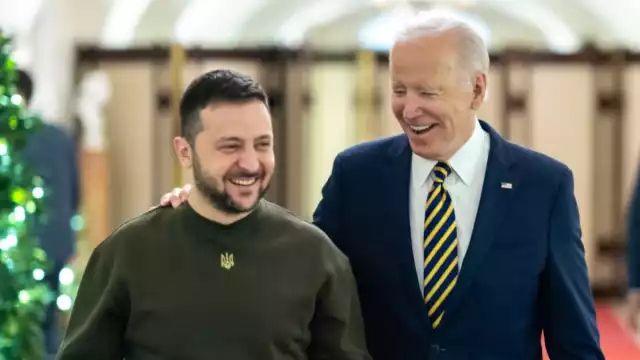 Volodimir Zelenski y Joe Biden son muy cercanos