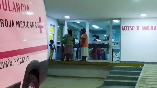 La menor fue llevada de emergencia a la Cruz Roja