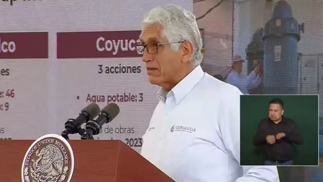 Germán Martínez Santoyo, titular de Conagua, aseguró que las acciones de la dependencia en Acapulco, han permitido incrementar 153 por ciento más de caudal