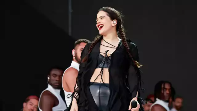 Rosalía estuvo en la CDMX para un evento del gobierno. Foto: Especial