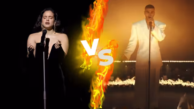 Rosalía y Rauw Alejandro se dedicaron canciones durante sus presentaciones en los Latin Grammy 2023