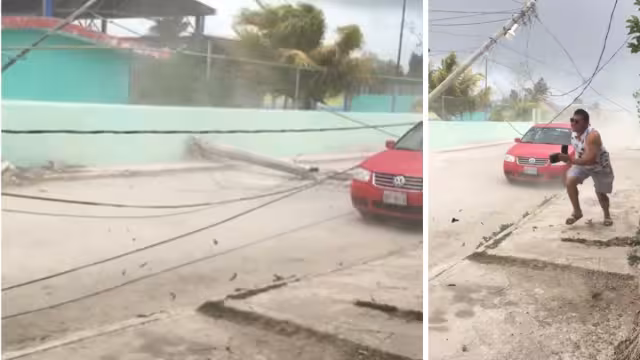 En diversos puntos de la costa se han registrado turbonadas y cordonazos