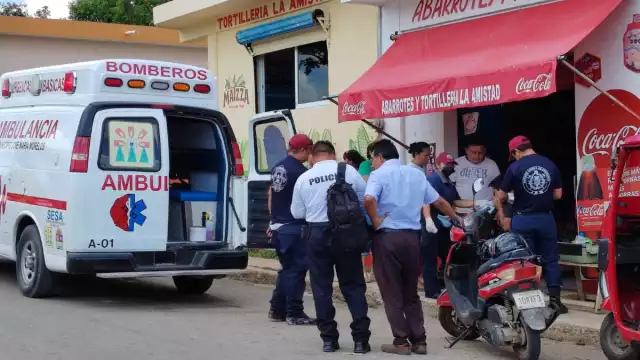 El joven fue valorado por paramédicos por tener la nariz ensangrentada