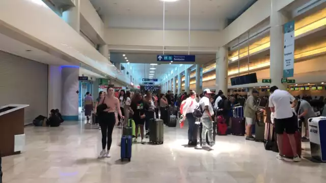 El aeropuerto de Cancún tuvo un problema con la energía eléctrica