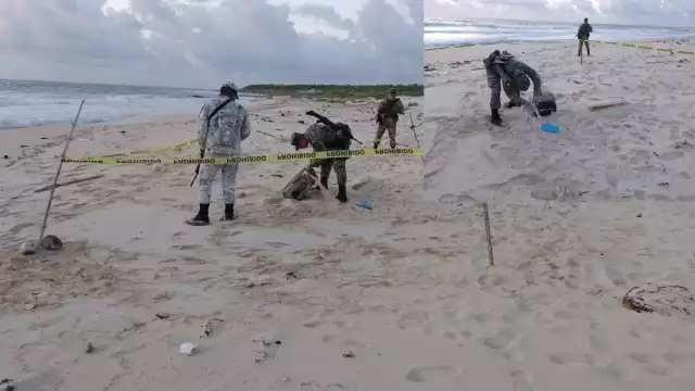 Encontraron el bulto en uno de sus recorridos