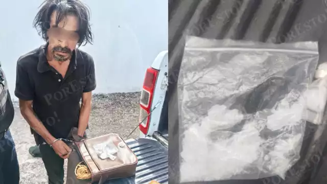 Cae en Escárcega un hombre con presunta droga durante operativo de la SPSC